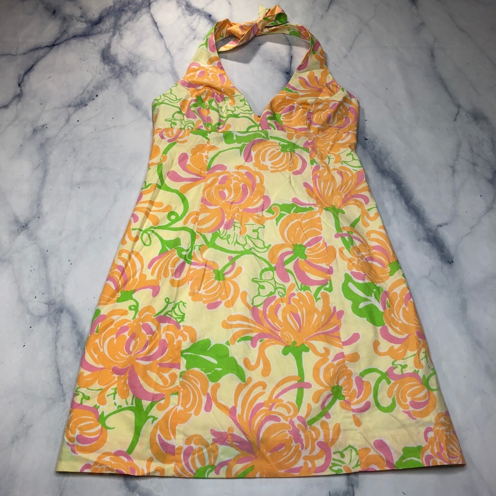 Lilly Pulitzer What A Wonderful World Halter Dress - Picture 2 of 8